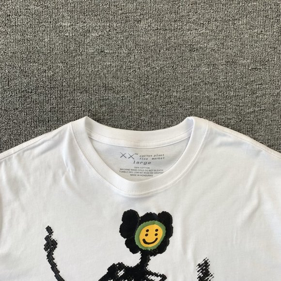 Cactus Plant Flea Market x Kaws Tees - Short Sleeve in White - Picture 5 of 7